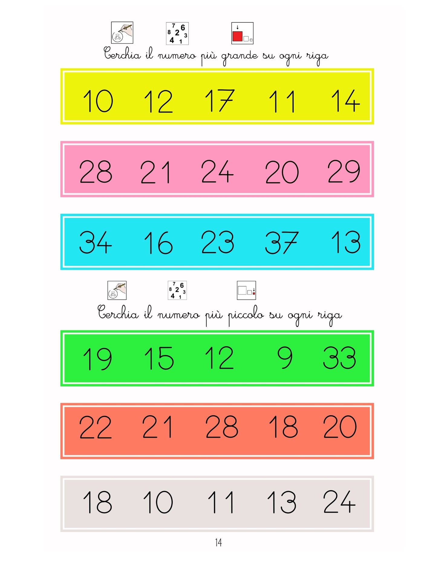 🧠 Il mio libro dei numeri – Metodo Montessori
