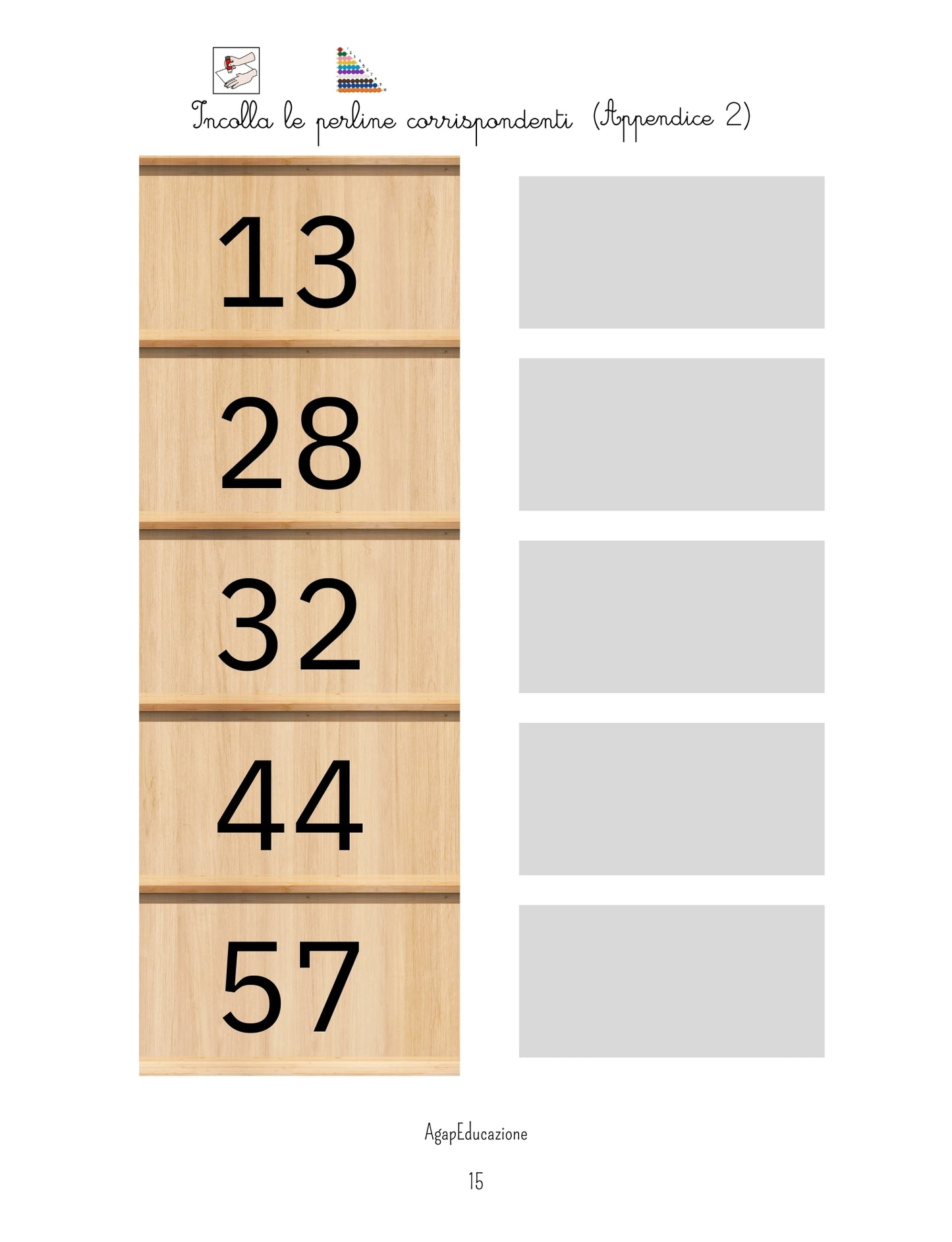 🧠 Il mio libro dei numeri – Metodo Montessori