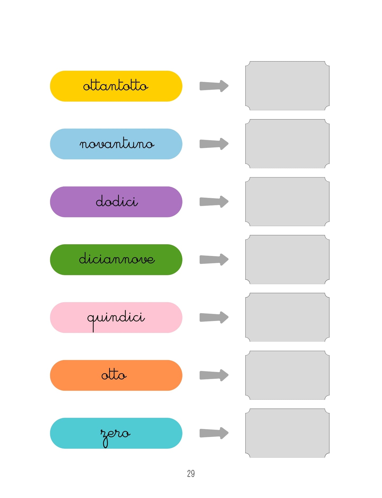 🧠 Il mio libro dei numeri – Metodo Montessori