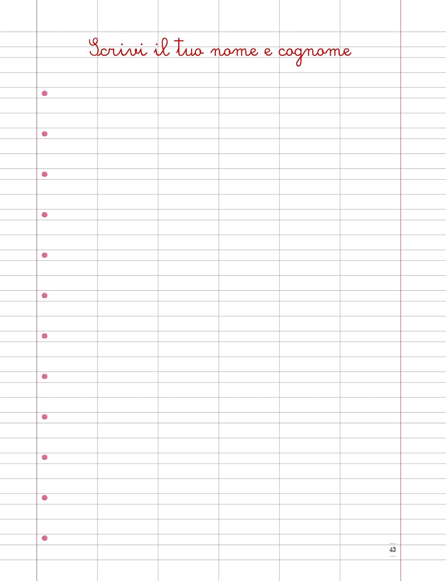 Il mio libro di corsivo – Maiuscolo e minuscolo