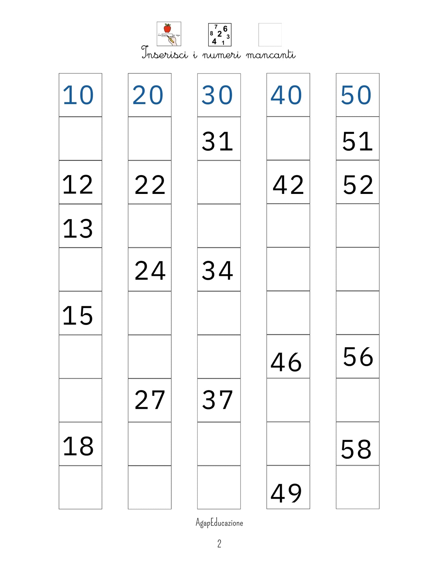 🧠 Il mio libro dei numeri – Metodo Montessori