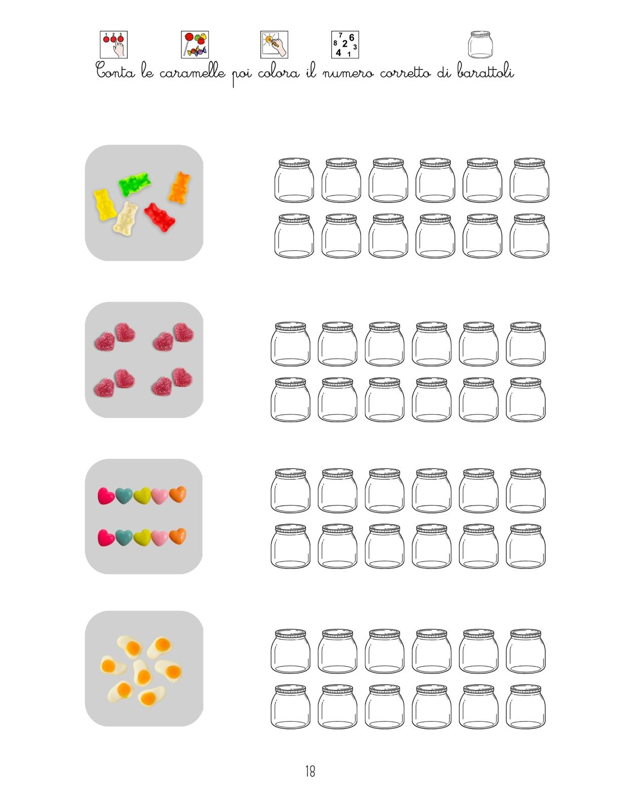Il mio Libro di Attività Prescolare in CAA – Preparazione alla Scuola Primaria (5 anni)